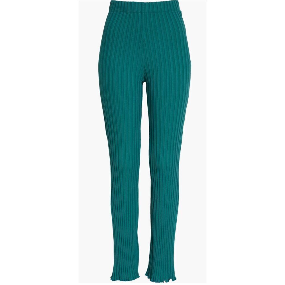 Simon Miller Cyrene Rib Stretch Modal in Teal NWT Size Large
